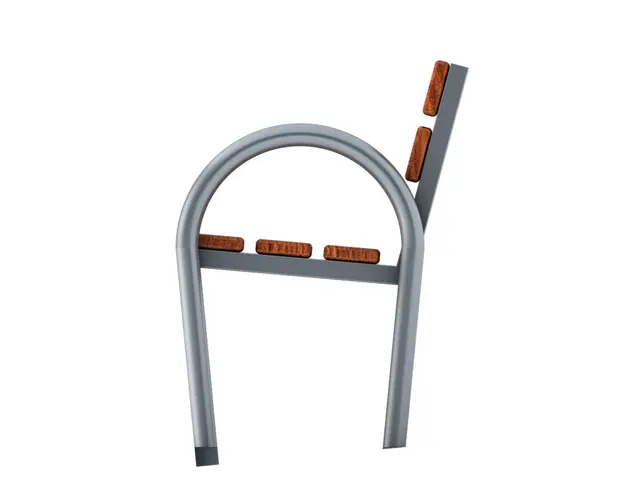 Fastmontert parkbenk B01 L180 x B 62 x H 79 cm 