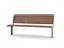 Frittst&#229;ende parkbenk F02 L183 x B65 x H89/46 cm