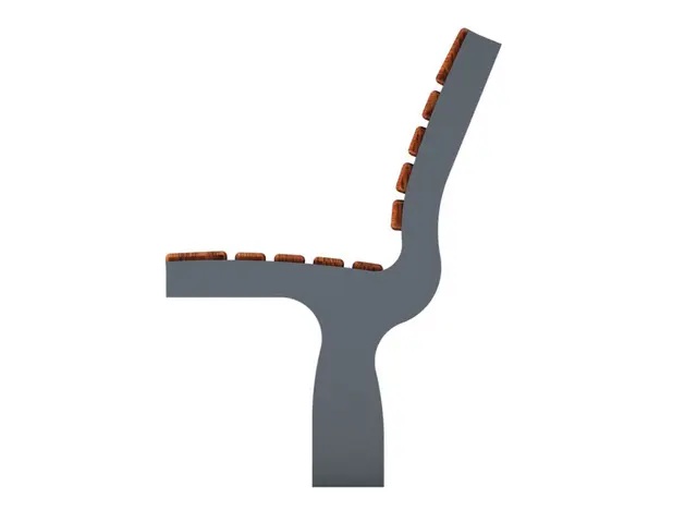 Benk med rygg L181 x B62 x H89/46 cm 