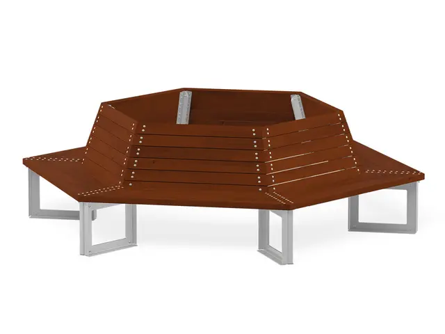 Rund parkbenk L301 x B261 x H88 cm 