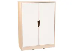 Hedda L skap med d&#248;rer Hvit