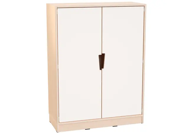 Hedda L skap med dører Hvit 