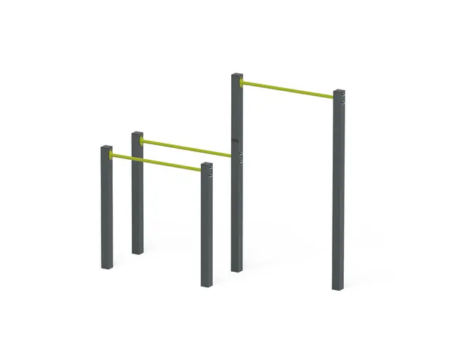 Street workout 138 lime L70 x B250 x H211 cm 