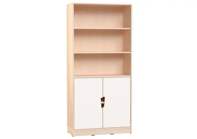 Hedda høy hylle med underskap hvit B90 x D39 x H192 cm 