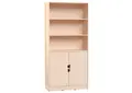 Hedda h&#248;y hylle med underskap natur B90 x D39 x H192 cm