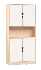 Hedda h&#248;y hylle med doble skap B90 x D39 x H192 cm