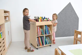 Hedda bokvogn B68 x D60 x H87 cm
