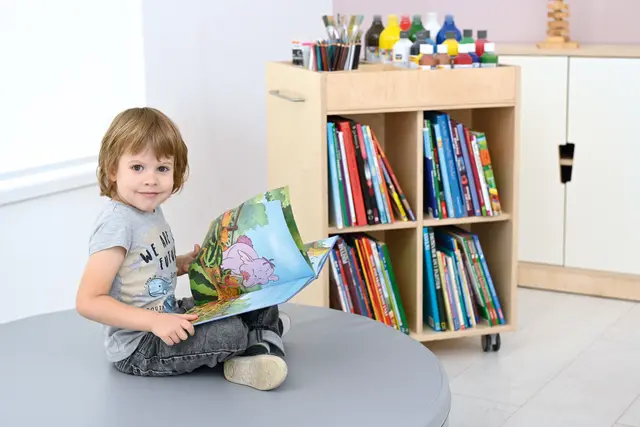 Hedda bokvogn B68 x D60 x H87 cm 