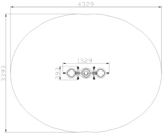 Dumphuske springfjær 3 pers 