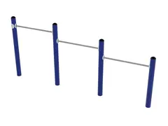 A4K trippel Pull-up bars L360 x B12 x H164 cm