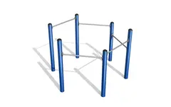 Turnstang hexagon L244 x B213 x H164 cm