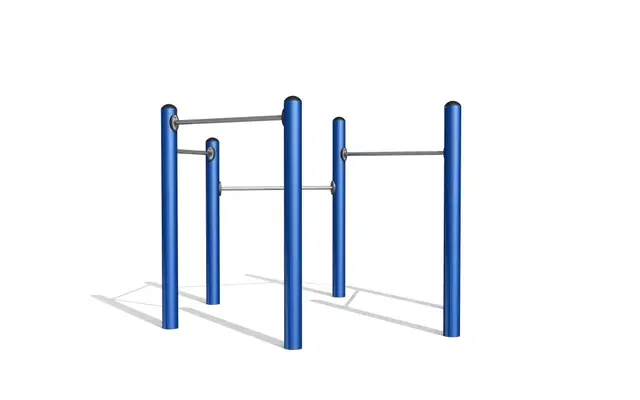 Turnstang hexagon L244 x B213 x H164 cm 