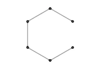 Turnstang hexagon L244 x B213 x H164 cm