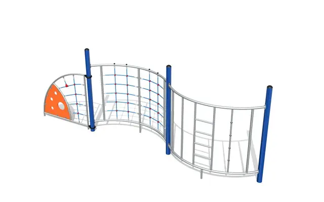 A4K klatrestativ 5 L647 x B114 x H213 cm 