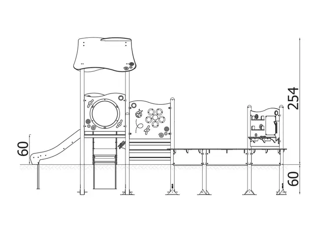 Milo lekeapparat sett 1 L512 x B358 x H254 cm 