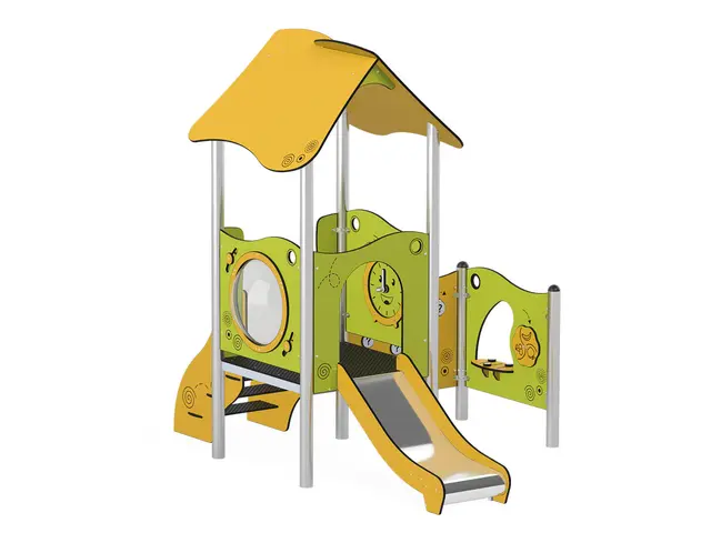 Milo lekehus med sklie L268 x B207 x H254 cm 