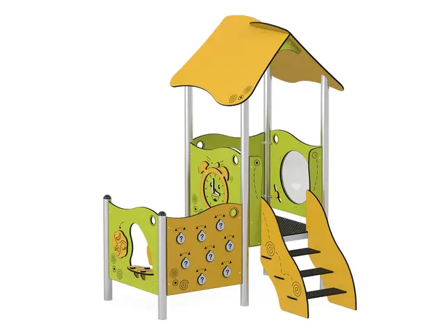 Milo lekehus med sklie L268 x B207 x H254 cm 