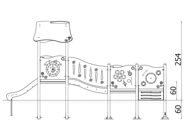 Milo lekeapparat sett 2 L513 x B286 x H254 cm 
