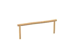 Robinio fitness balansebom L300 x B14 x H50 cm