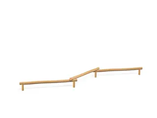 Robinio fitness trippel balansebom L736 x B222 x H56 cm