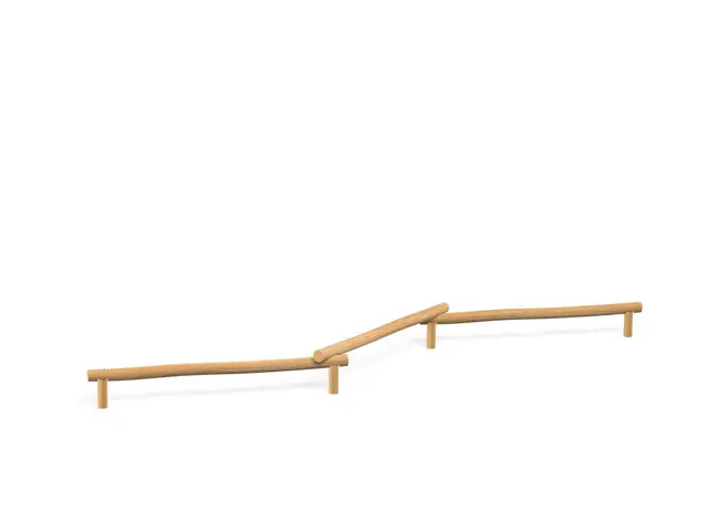 Robinio fitness trippel balansebom L736 x B222 x H56 cm 