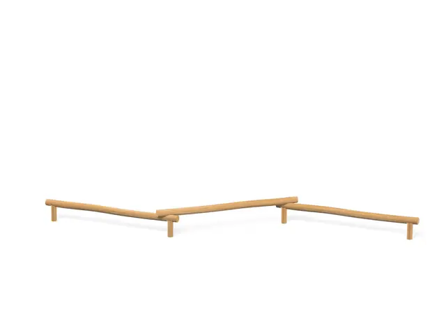 Robinio fitness trippel balansebom L736 x B222 x H56 cm 