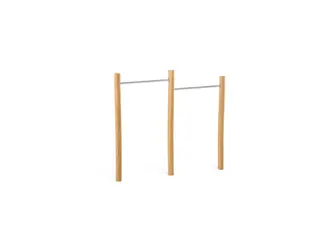 Robinio fitness kolbøttestativ dobbel L240 x B12 x H160 cm