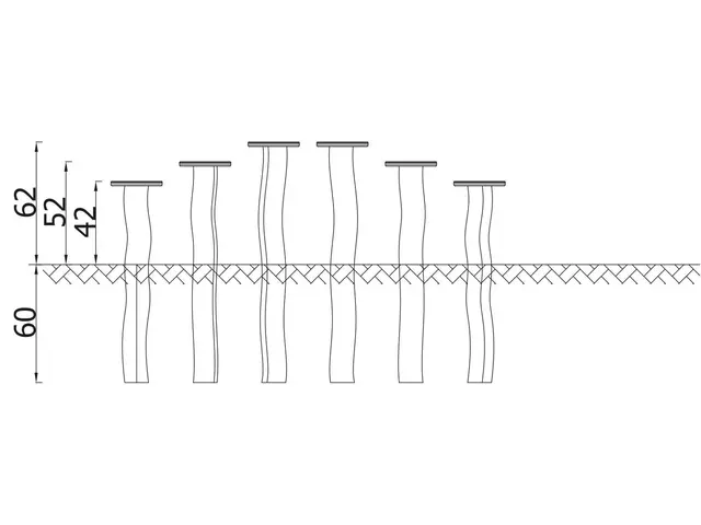 Robinio fitness balanseplater L200 x B86 x H62 cm 