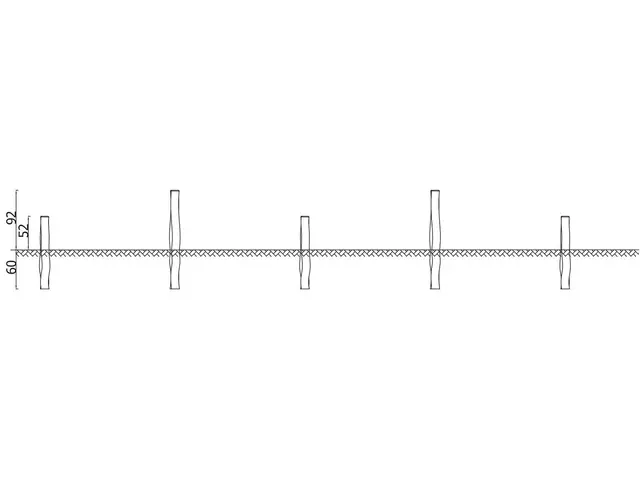 Robinio fitness hoppehinder L813 x B125 x H92 cm 