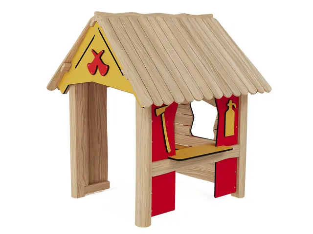 Playtown lekehus brannstasjon L159 x B145 x H175 cm 