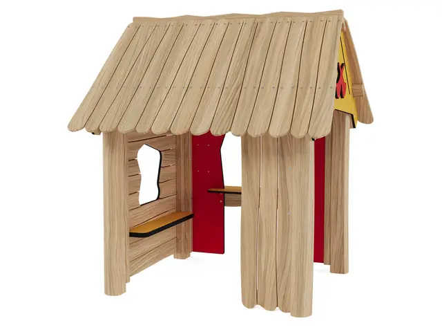 Playtown lekehus brannstasjon L159 x B145 x H175 cm 