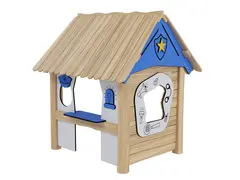Playtown lekehus politistasjon L159 x B145 x H175 cm