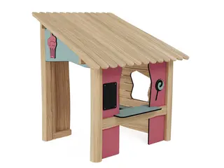 Playtown lekehus kiosk L139 x B162 x H166 cm