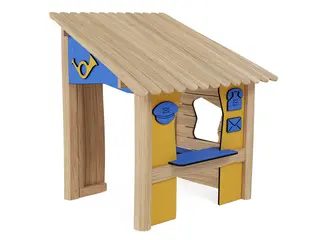 Playtown lekehus postkontor L139 x B162 x H166 cm