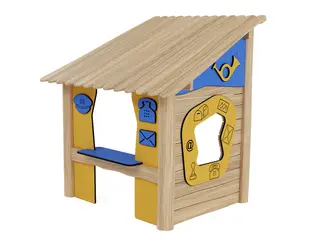 Playtown lekehus postkontor L139 x B162 x H166 cm