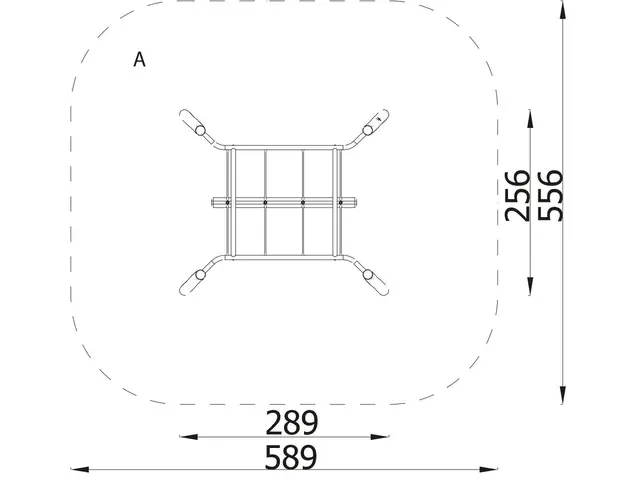 Robinio Swing Superline L256 x B289 x H244 cm 