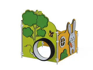 Milo lekehule med tunnel L149 x B131 x H152 cm