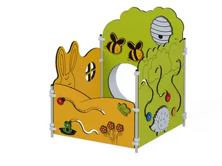 Milo lekehule med tunnel L149 x B131 x H152 cm