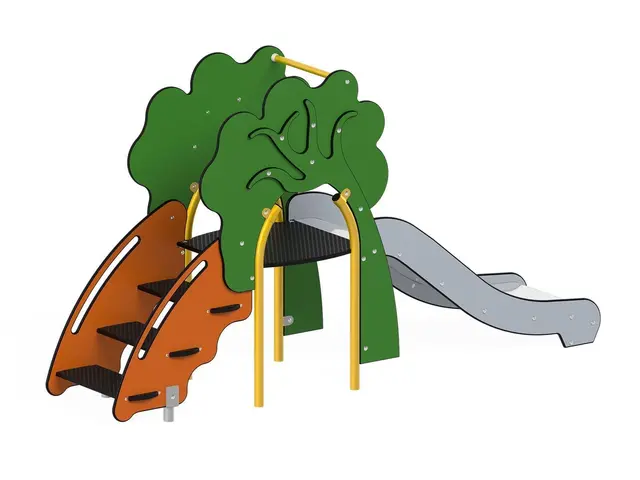 Sklie med trapp L59 x B242 x H135 cm 