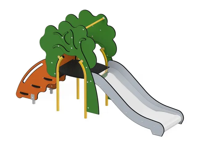 Sklie med trapp L59 x B242 x H135 cm 