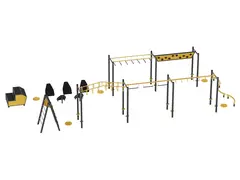 Ninja Workout Mastersett L1475 x B519 x H267 cm