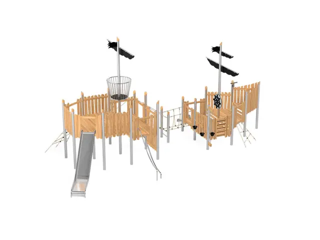 Robinio piratskip lekaapparat L976 x B583 x H473 cm 