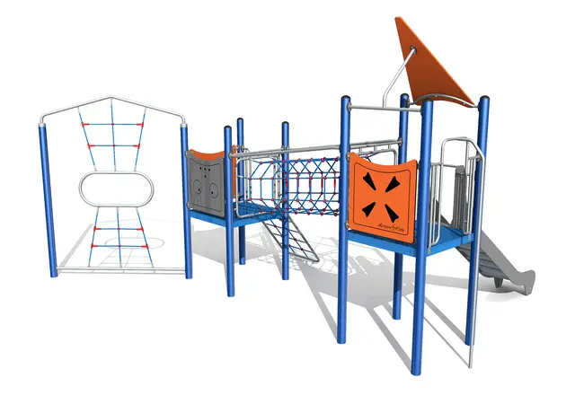 Barnas klatreborg 2 L676 x B533 cm 