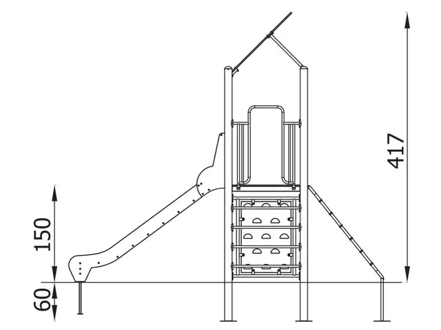 A4K lekeapparat 4 L128 x B485 x H421 cm 