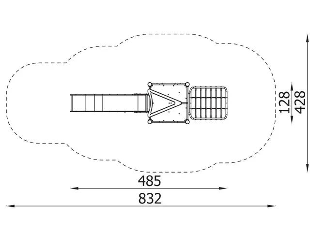 A4K lekeapparat 4 L128 x B485 x H421 cm 