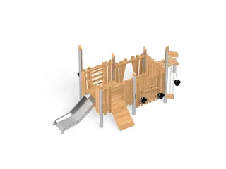 Robinio lekeapparat med sandlek L470 x B214 x H210 cm