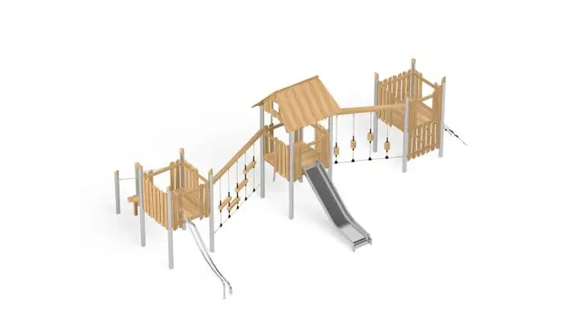 Robinio 302 lekeapparat L474 x B898 x H325 cm 