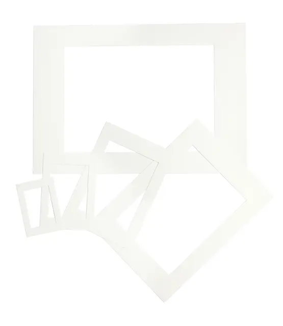 Passepartout hvit mix 350 g, 25 stk 