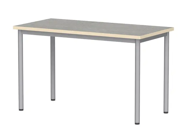 Petter akustikkbord linoleum Lys grå B120 x D60 x H72 cm 