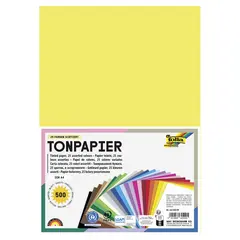 Tegnepapir A4 mix 130 g, 500 ark